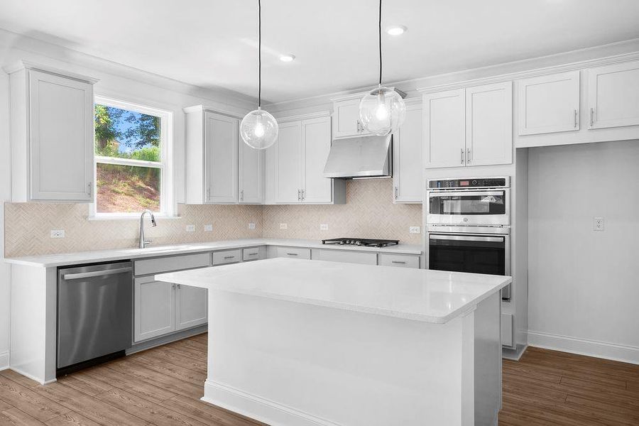 Furnished interior view inside a new home in Bailey Fence, Dacula (Image 9).