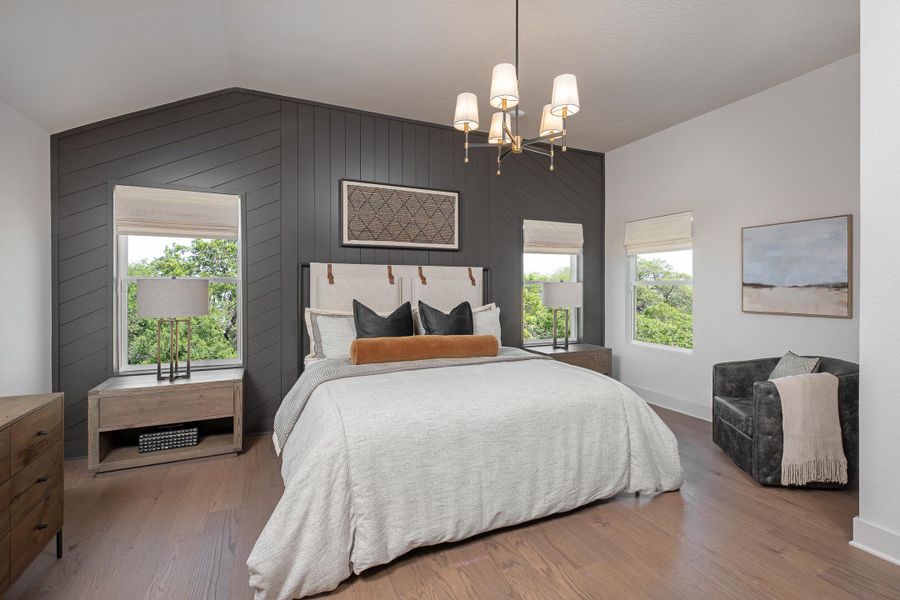Representative furnished interior of a home built from the Comal by Ashton Woods in The Heritage at Saddlebrook Ranch 70's, Schertz (Image 8).