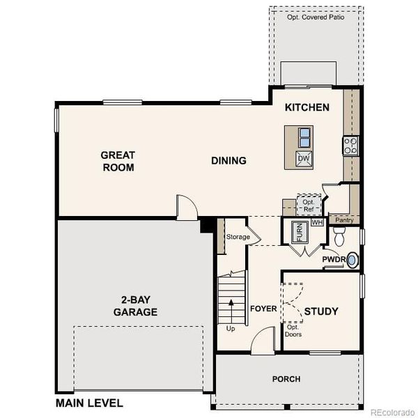 2D floor plan layout of this home in Farmlore, Brighton, CO (Image 4).