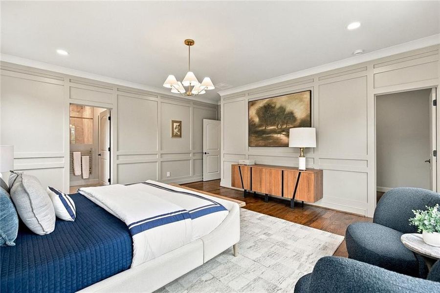 Furnished interior view inside a new home in , Smyrna (Image 60).
