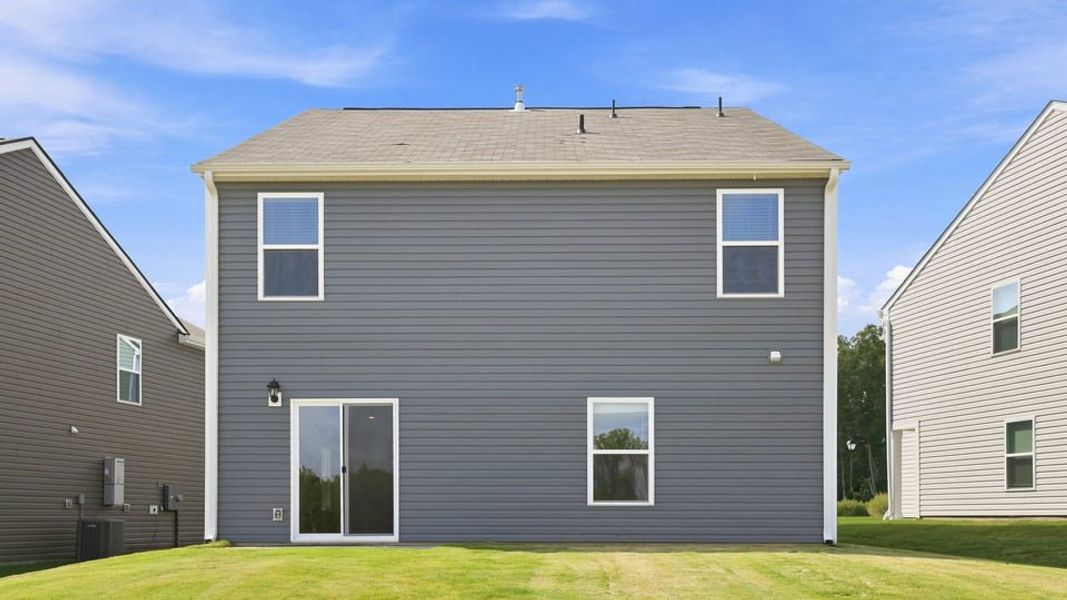 Exterior details and patio area of a home in Harrier Point, Woodruff (Image 22).