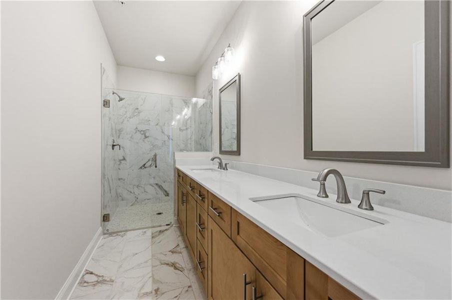 Furnished interior view inside a new home in , Marietta (Image 8).