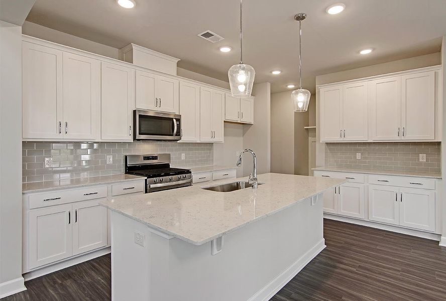 Furnished interior view inside a new home in Tea Farm: Presidents Series, Ravenel (Image 6).