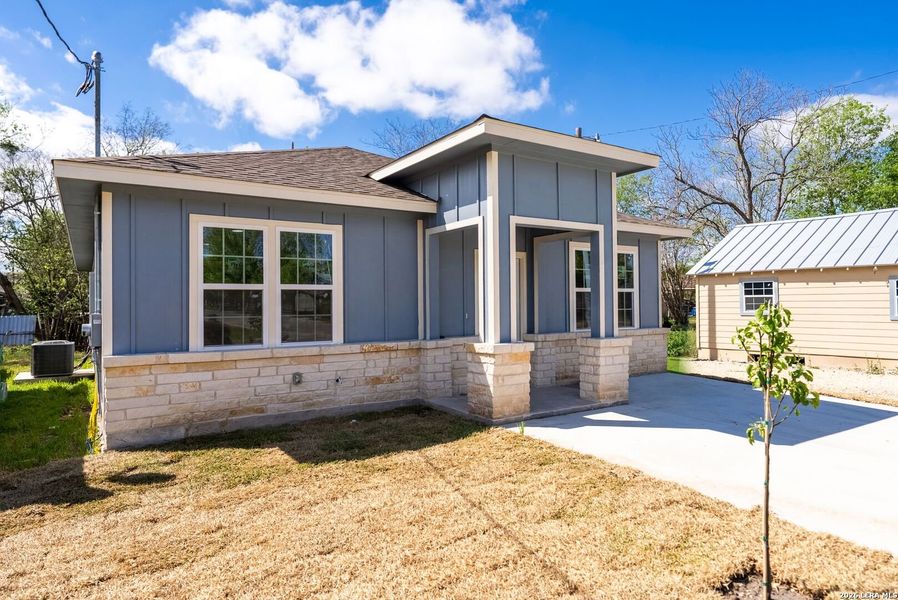 Exterior details and patio area of a home in , Seguin (Image 26). Exterior details and patio area of a home in , Seguin (Image 26).