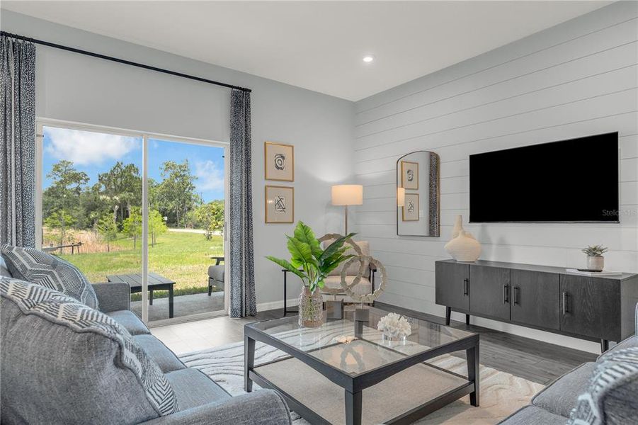 Furnished interior view inside a new home in Hidden Cove, Eustis (Image 3).