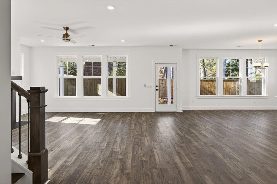 Spacious, unfurnished interior of a new home in Indigo Place, North Charleston (Image 30).