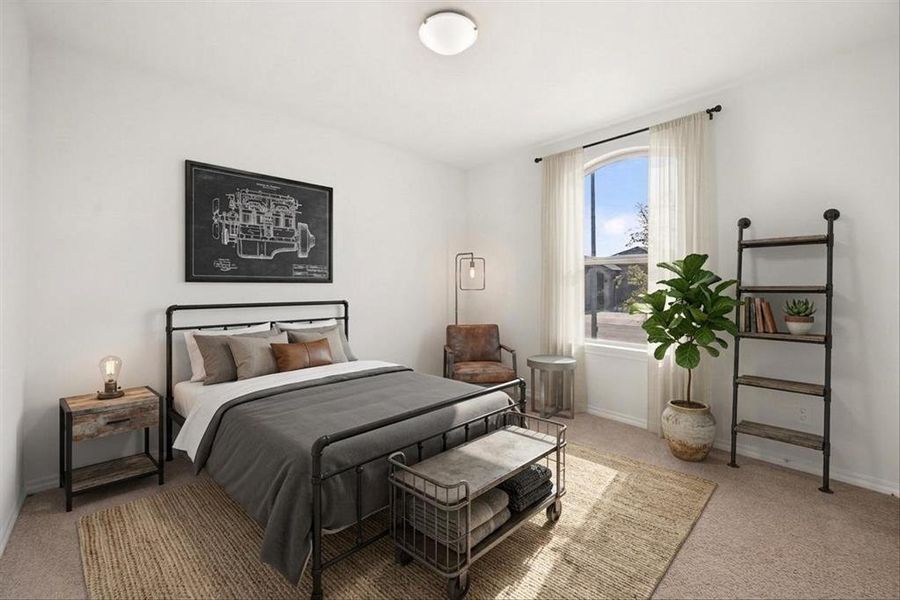 Furnished interior view inside a new home in , Fort Worth (Image 7).