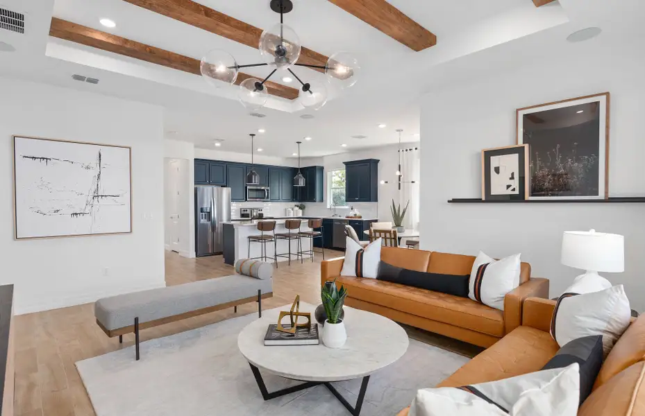 Furnished interior view inside a new home in EverBe, Orlando (Image 5).