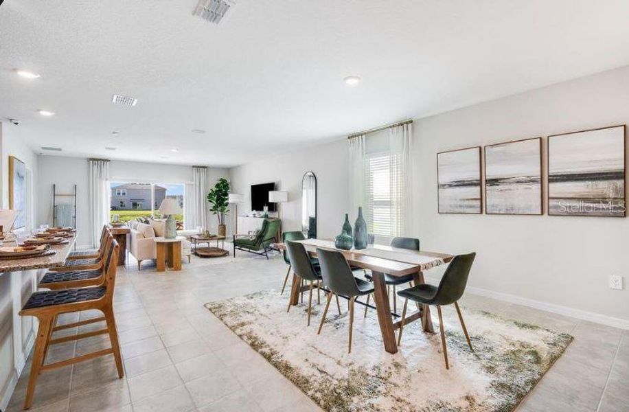 Furnished interior view inside a new home in Waterstone, Groveland (Image 15). Furnished interior view inside a new home in Waterstone, Groveland (Image 15).