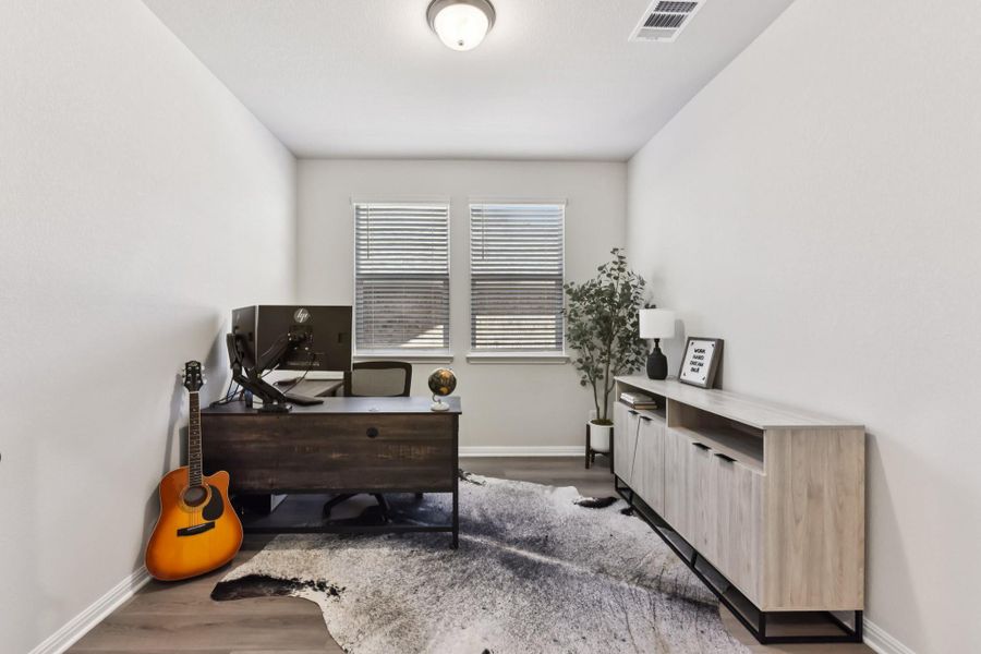 Furnished interior view inside a new home in Big Sky Ranch - Executive Collection, Dripping Springs (Image 10).