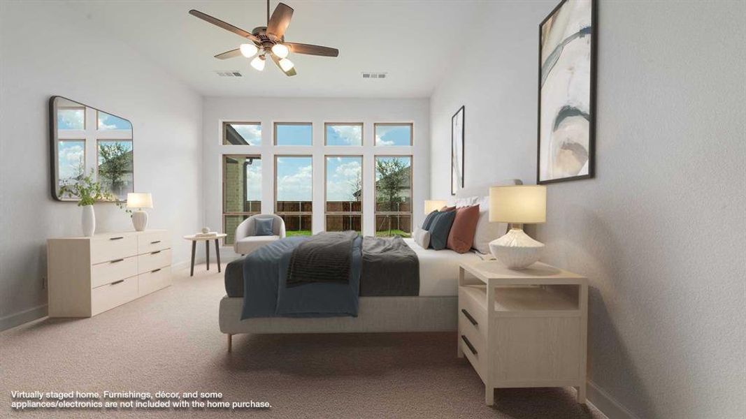 Furnished interior view inside a new home in North Sky 55', Celina (Image 6). Furnished interior view inside a new home in North Sky 55', Celina (Image 6).