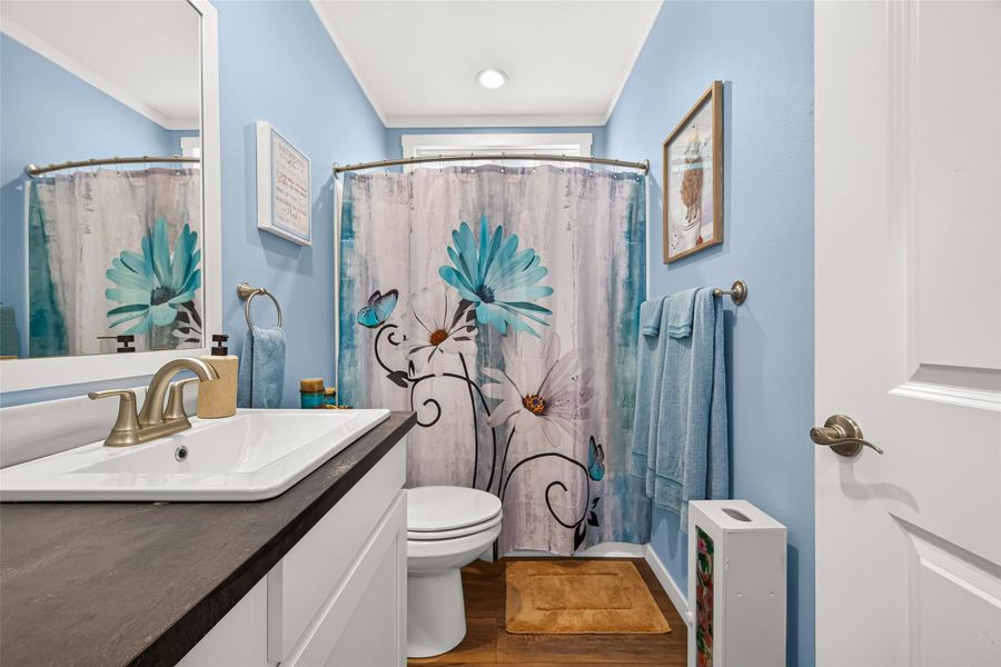 Furnished interior view inside a new home in , Willis (Image 44).