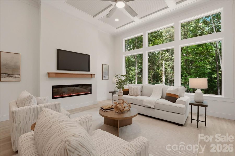 Furnished interior view inside a new home in , Monroe (Image 27).