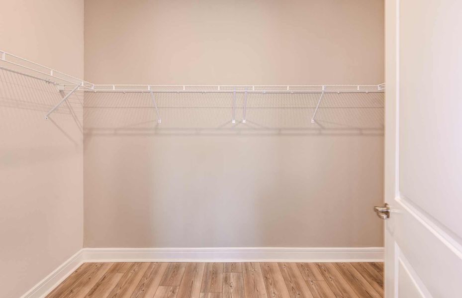 Spacious Owner's Walk-In Closet