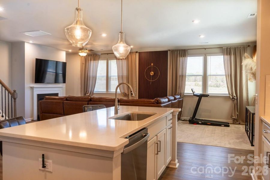 Furnished interior view inside a new home in Clairmont, Charlotte (Image 4). Furnished interior view inside a new home in Clairmont, Charlotte (Image 4).