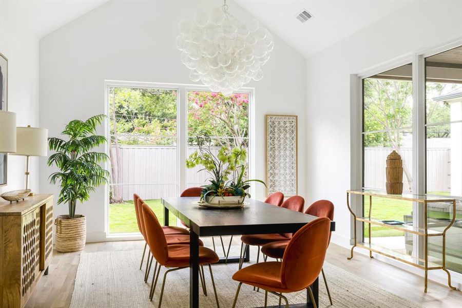 Furnished interior view inside a new home in , Dallas (Image 34). Furnished interior view inside a new home in , Dallas (Image 34).