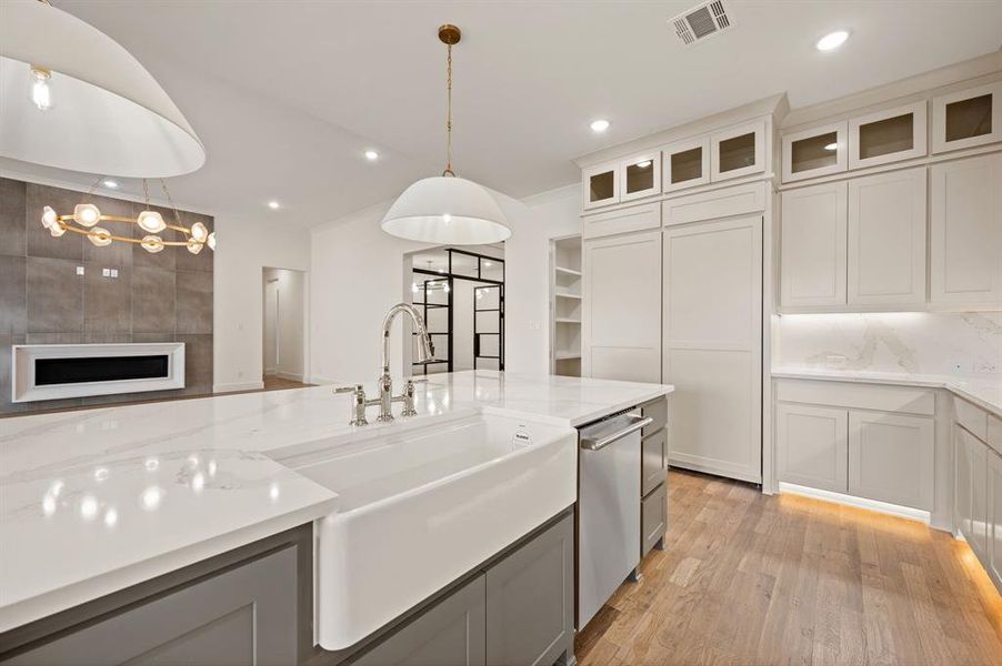 Furnished interior view inside a new home in , Prosper (Image 8).