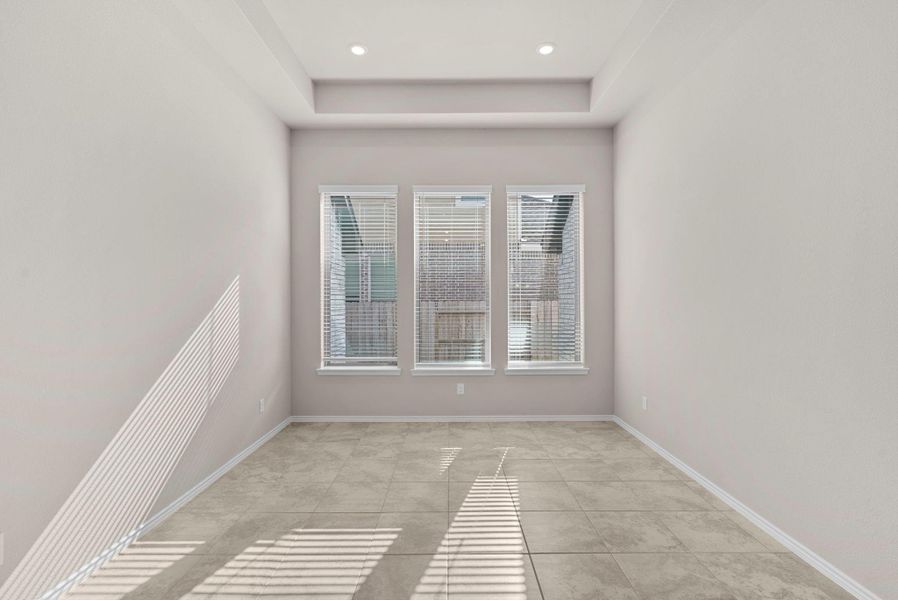 Spacious, unfurnished interior of a new home in The Trails 50', New Caney (Image 16).