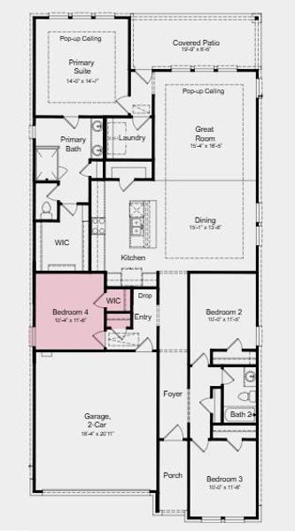 Additional Highlights Include: Upgraded front door, pendant lights over kitchen island, and whole house blinds.