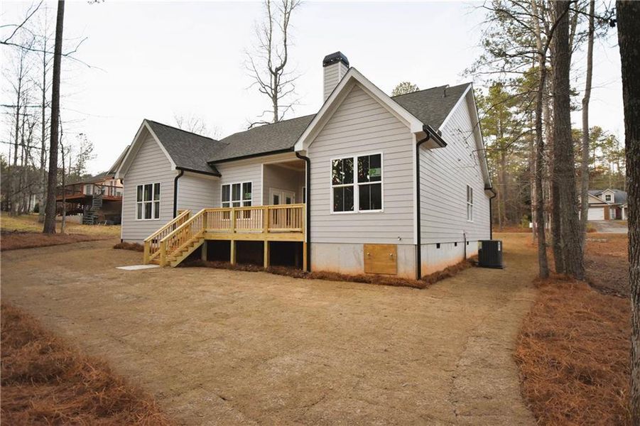 Exterior details and patio area of a home in , Villa Rica (Image 28).