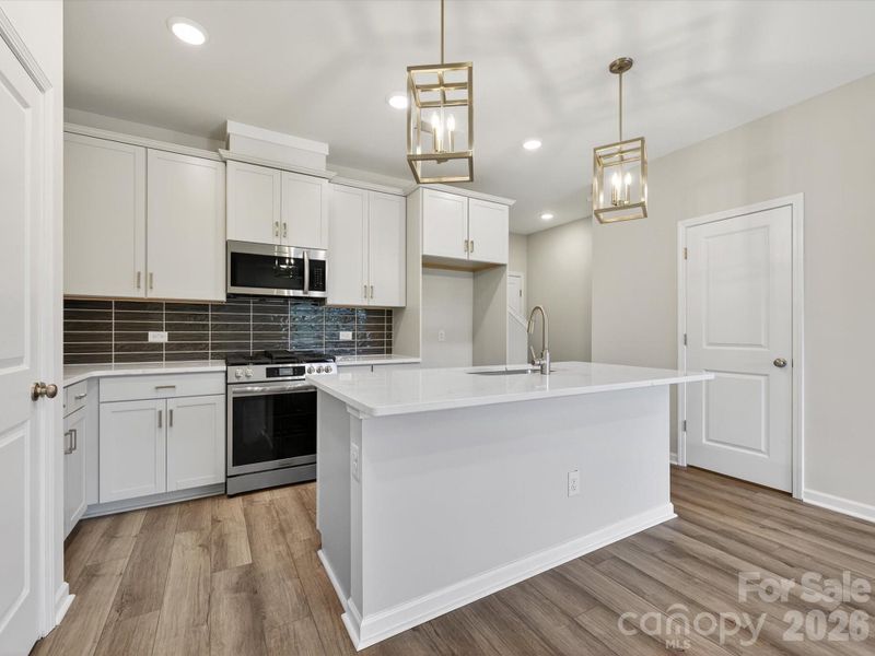 Fabulous kitchen with large island.