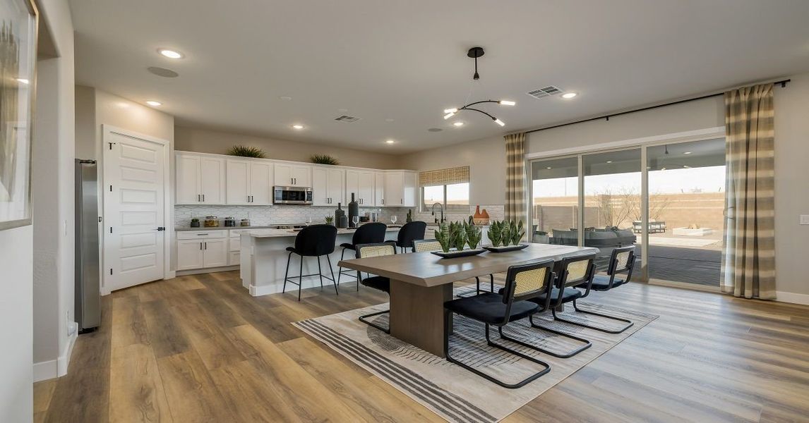 Representative furnished interior of a home built from the Camelback by William Ryan Homes in Alta Vida at Westpark, Buckeye (Image 6).