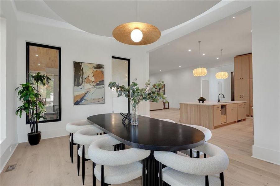 Furnished interior view inside a new home in , Atlanta (Image 9).