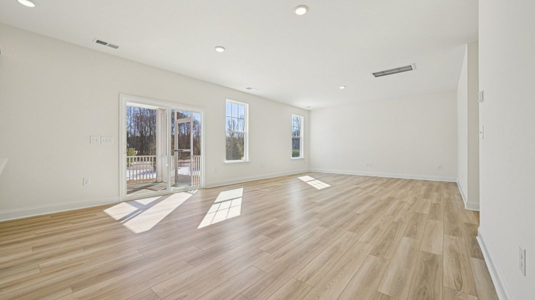 Representative furnished interior of a home built from the Wagener by DRB Homes in Station Pointe, Angier (Image 10).