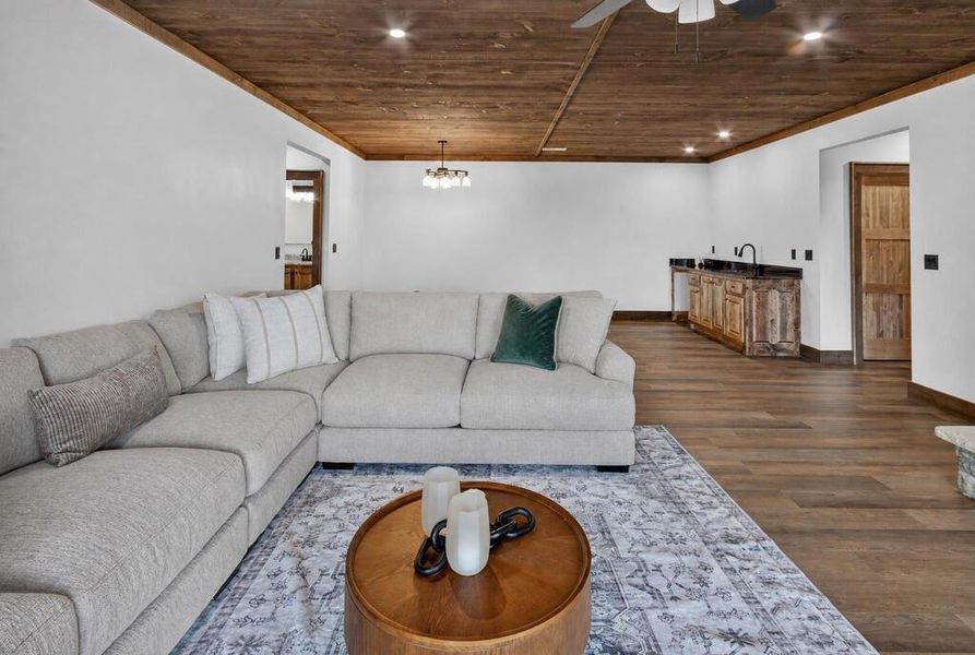 Furnished interior view inside a new home in , Blue Ridge (Image 47).