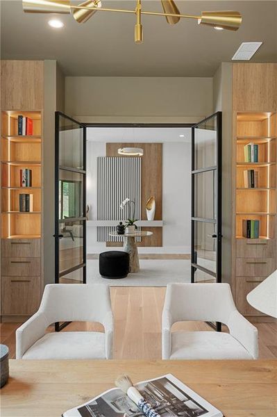 Furnished interior view inside a new home in , Roswell (Image 13).