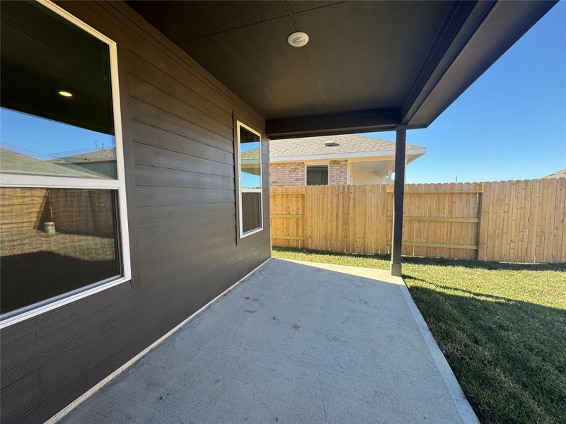 Exterior details and patio area of a home in Anniston, Katy (Image 26). Exterior details and patio area of a home in Anniston, Katy (Image 26).