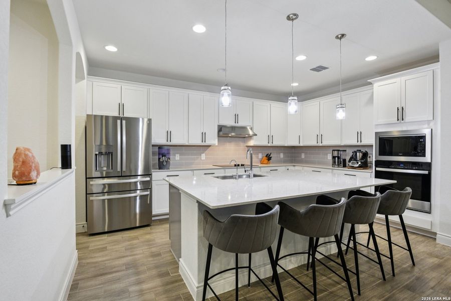Furnished interior view inside a new home in Davis Ranch, San Antonio (Image 30).