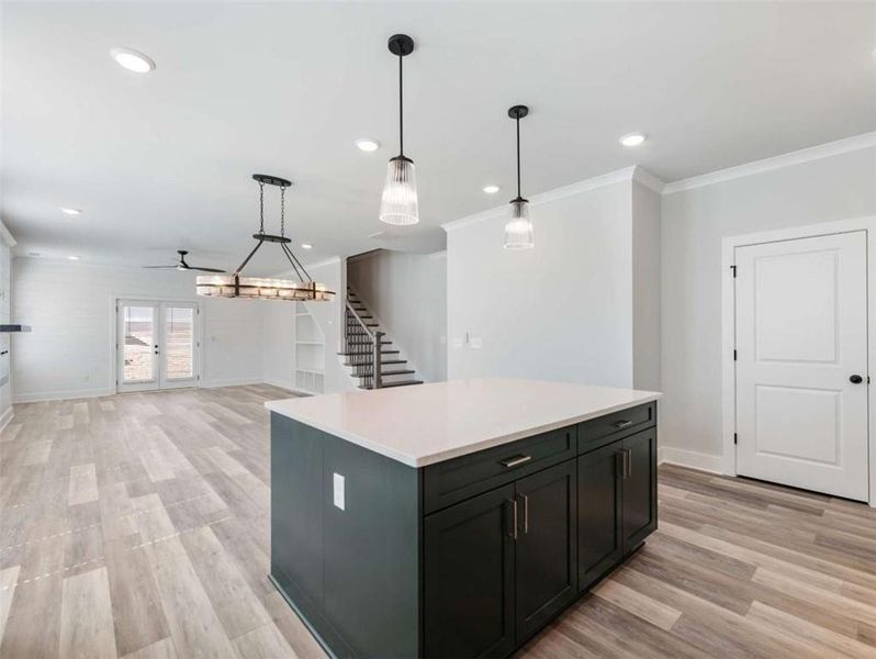 Furnished interior view inside a new home in , Buford (Image 14). Furnished interior view inside a new home in , Buford (Image 14).