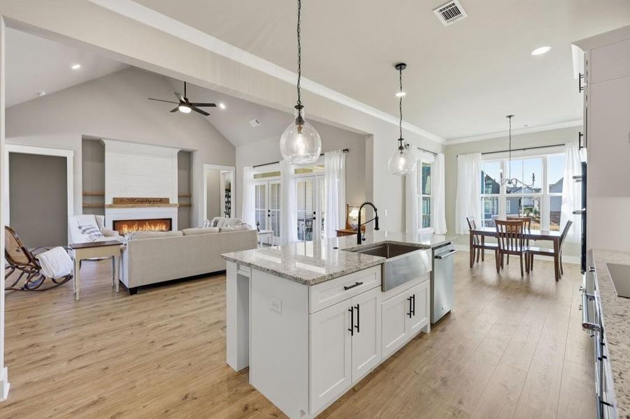 Furnished interior view inside a new home in , Jefferson (Image 5).