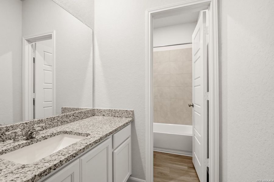 Furnished interior view inside a new home in Katzer Ranch, Converse (Image 11).