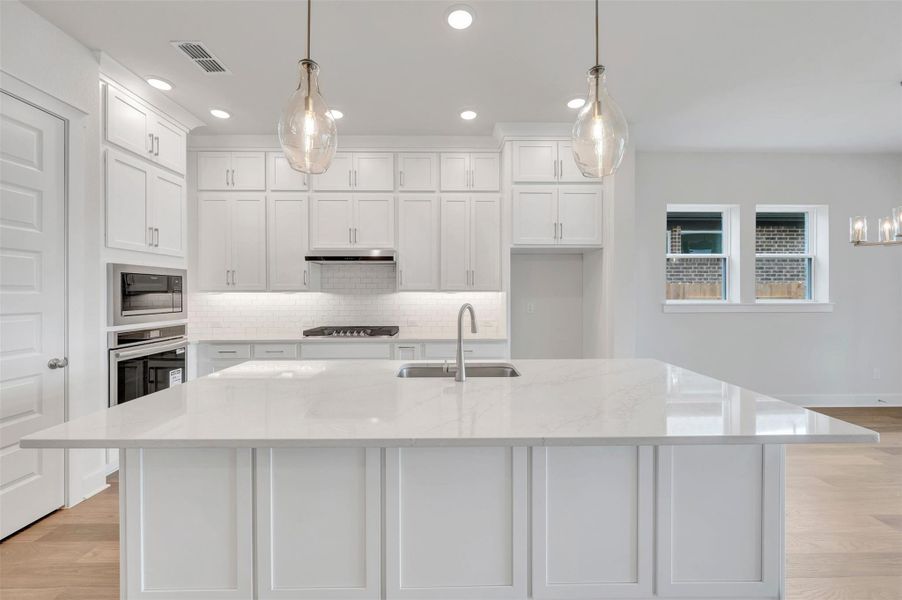 Furnished interior view inside a new home in Elyson - Reserve Collection, Katy (Image 8).