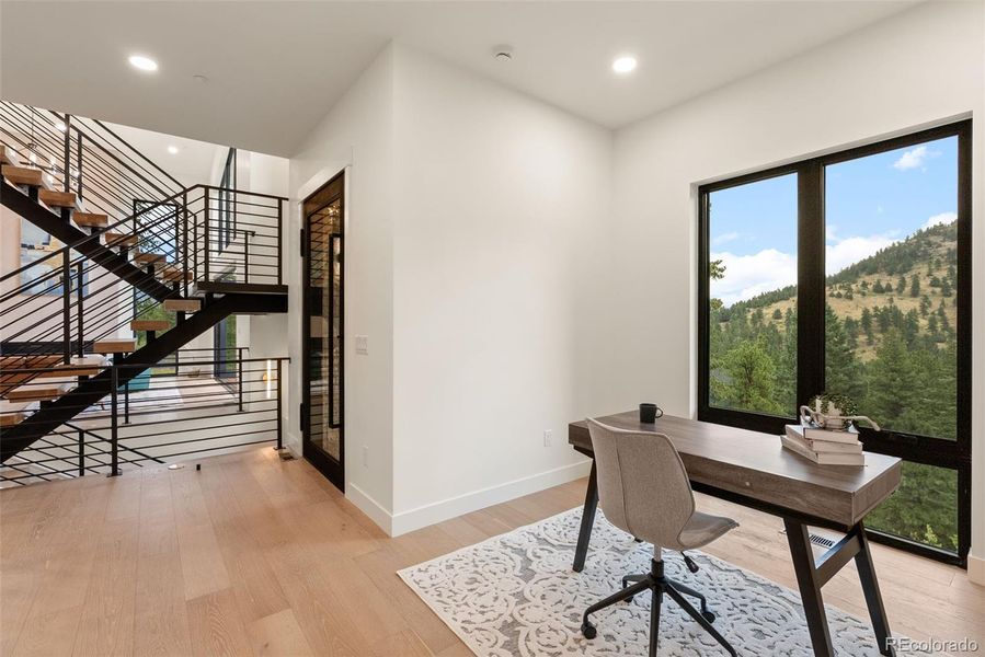 Furnished interior view inside a new home in , Evergreen (Image 3).