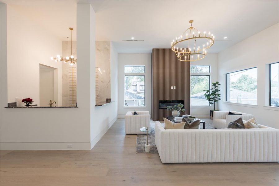 Furnished interior view inside a new home in , Houston (Image 14). Furnished interior view inside a new home in , Houston (Image 14).