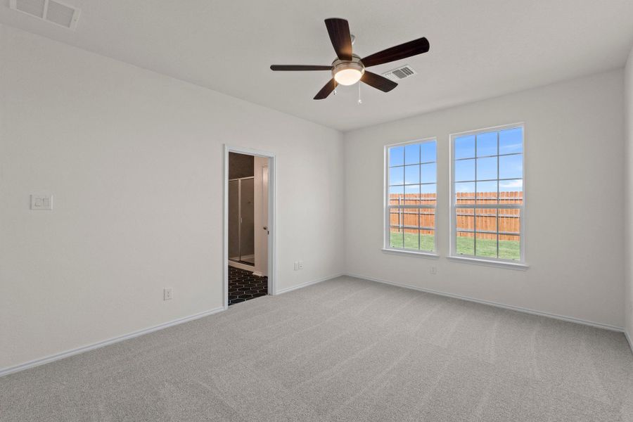 Spacious, unfurnished interior of a new home in Salerno - Heritage Collection, Round Rock (Image 16). Spacious, unfurnished interior of a new home in Salerno - Heritage Collection, Round Rock (Image 16).