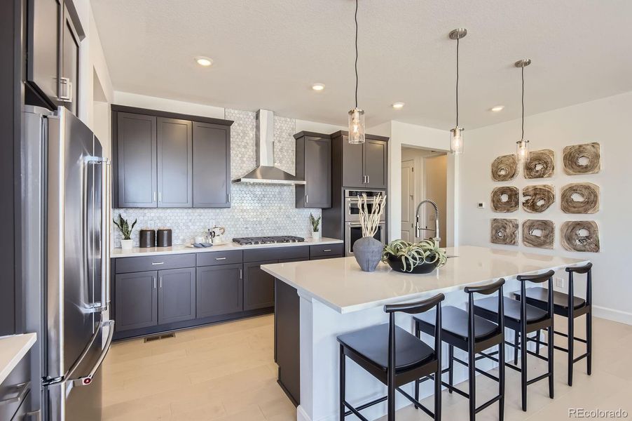 Furnished interior view inside a new home in , Parker (Image 8).
