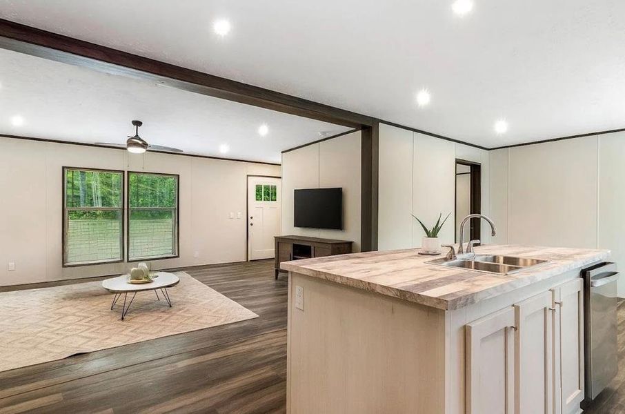 Furnished interior view inside a new home in , Ellijay (Image 8).