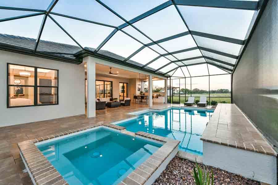 Representative exterior details of a home built from the Fairlead by Homes by Towne in Palmera at Wellen Park, Venice (Image 3).