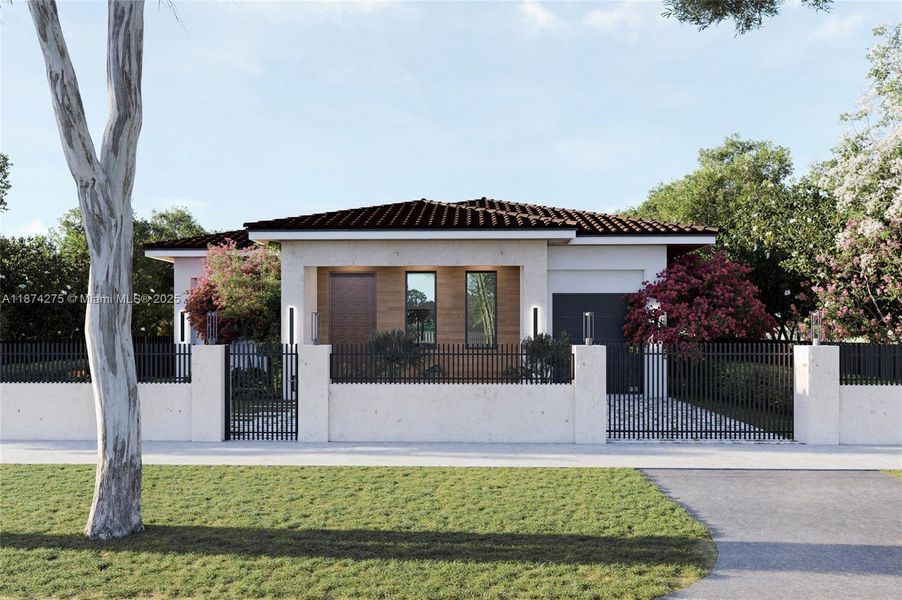 Front exterior of a new home in , Miami, FL, highlighting curb appeal (Image 8).
