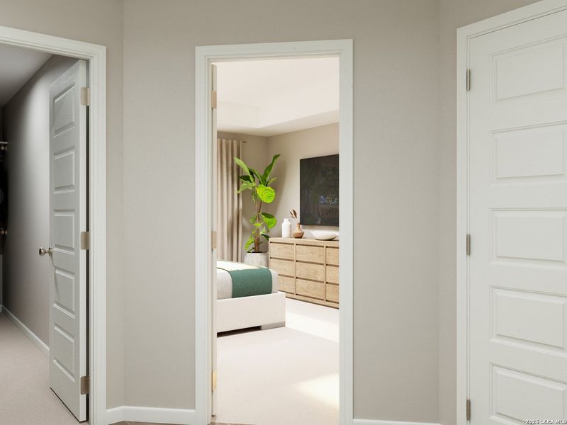 Furnished interior view inside a new home in Swenson Heights, Seguin (Image 10).