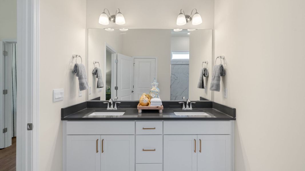 Representative interior finishes for a home built from the AZALEA by D.R. Horton in The Villas at Galvins Ridge, Sanford (Image 19). Representative interior finishes for a home built from the AZALEA by D.R. Horton in The Villas at Galvins Ridge, Sanford (Image 19).