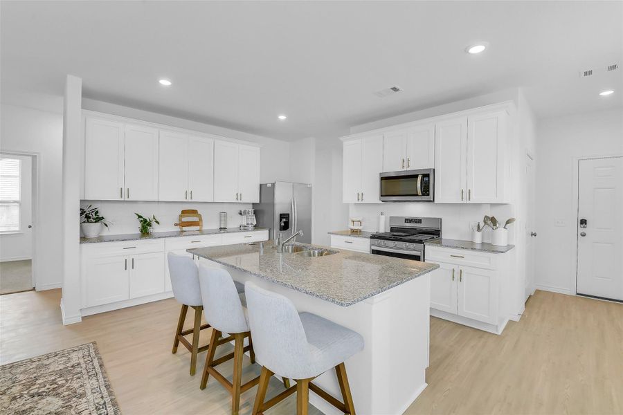 Furnished interior view inside a new home in Mavera, Conroe (Image 5).