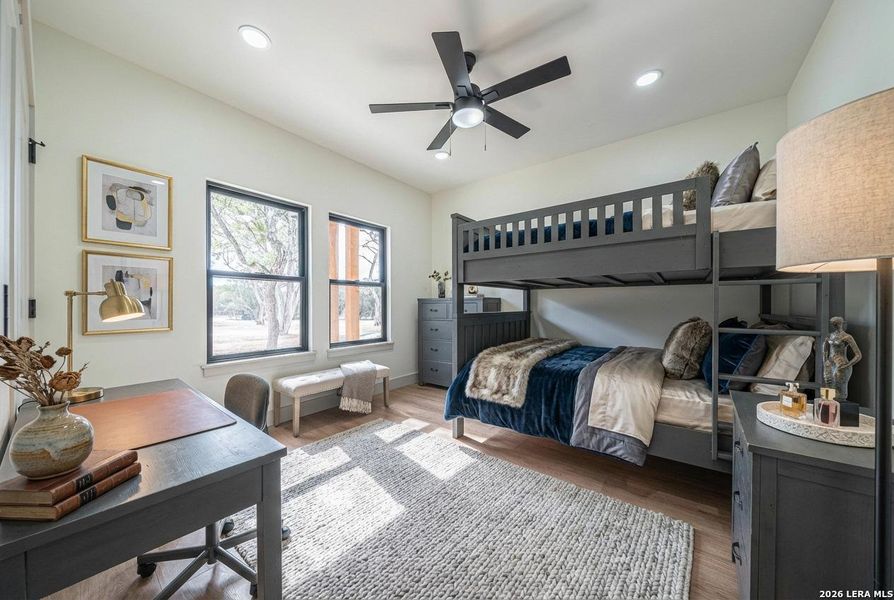 Furnished interior view inside a new home in , Bandera (Image 27).