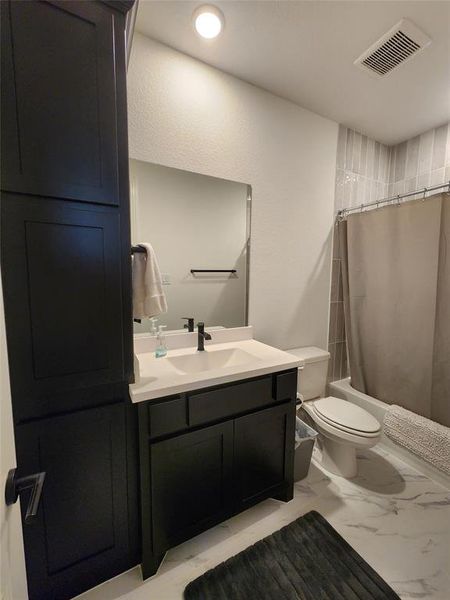 Furnished interior view inside a new home in Wildflower Ranch, Justin (Image 8).