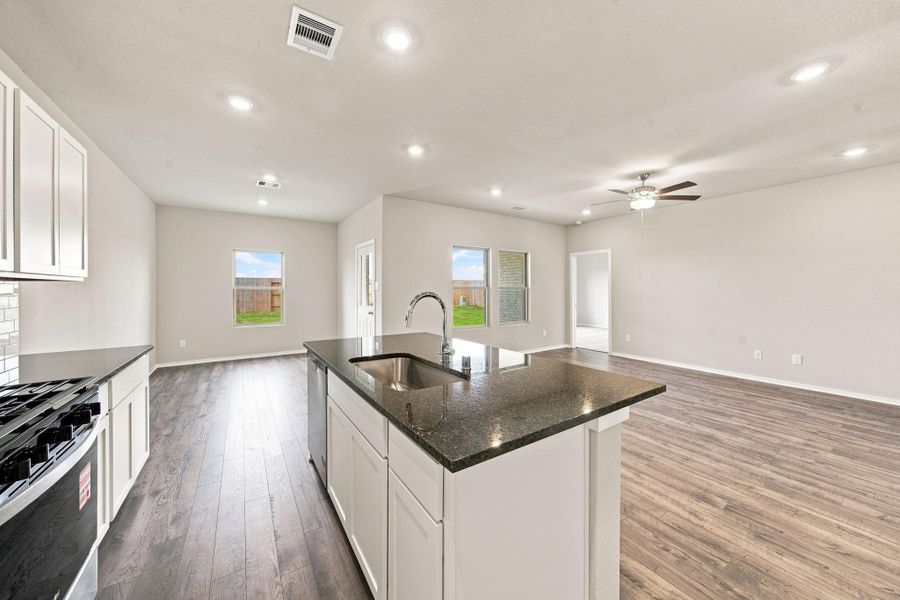 Furnished interior view inside a new home in Windcress, Cove (Image 6).