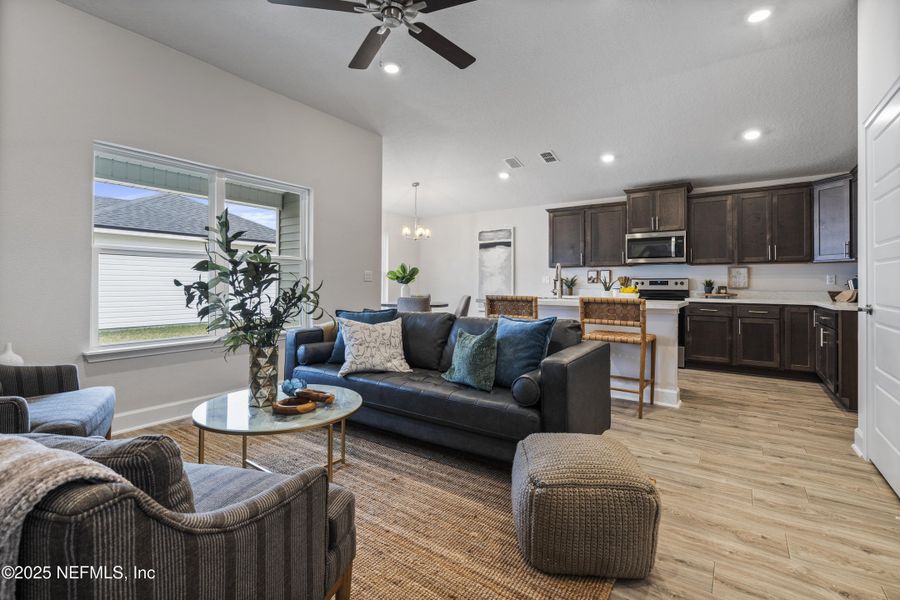Furnished interior view inside a new home in Summerglen, Jacksonville (Image 13).